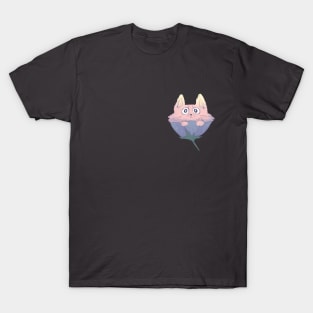 The cat in the flower T-Shirt